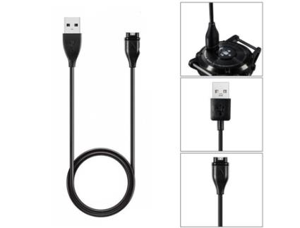 Cabo de carregamento USB de substituição para Garmin Vivoactive 3 Allowith Black Watch