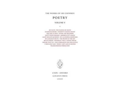 Livro Sri Chinmoy Poetry V De Sri Chinmoy (inglês)