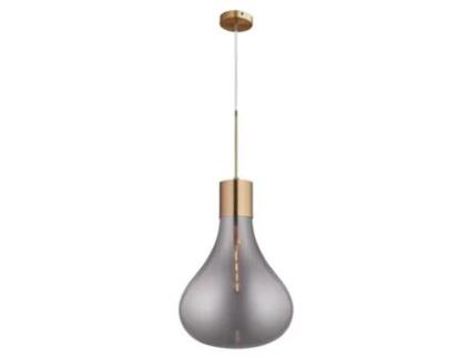 Candeeiro Pendente LUMINECA Triz 40X50 Cm Fumada