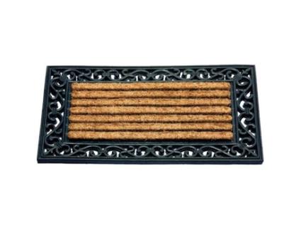 Tapete Retangular De Coco Coral 45x75 Cm Idmat