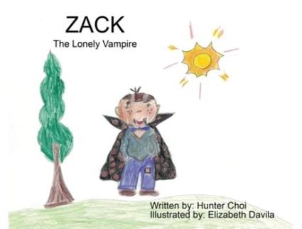 Livro Zack The Lonely Vampire de Hunter Choi (Inglês)