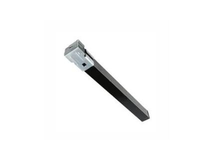 Perna De Estrado Preto 30x30mm 25cm Stoker