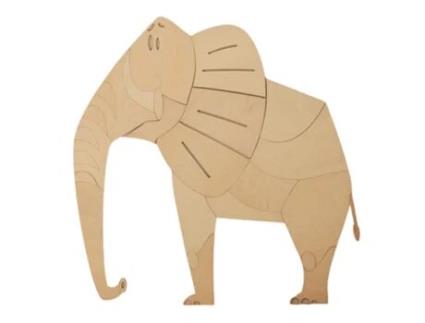 Decoração De Parede Elefante M