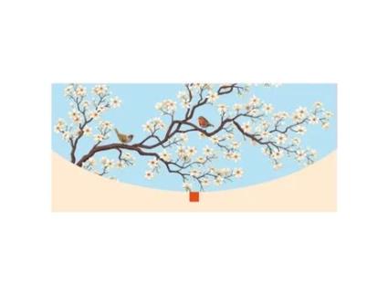 Postal Presente Tipo Dinheiro Cartão Imagem Passarinhos 22685