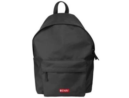 Mochila Enri Padded com 2 compartimentos 43x29x17 cm preta