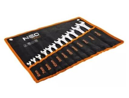 Wrenches 6 22 Mm, Set Of 12 Pieces Neo Tools