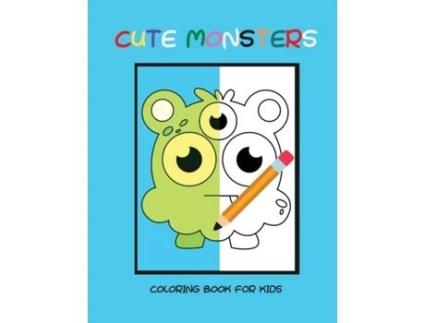 Livro Cute Monsters Coloring Book For Kids De Dagna Banas (inglês)