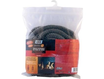 Trança De Fibra De Vidro Expansível Geb 14 Mm X 5 M Resistência A Temperaturas Até 500°c