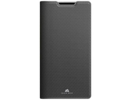 Capa Aba Para Samsung Blackrock Textura Macia Preto