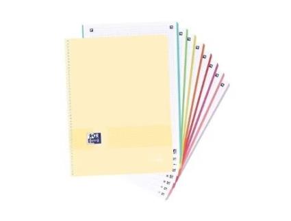 Livro Paq/5 Cuaderno Espiral A4 160h 90g. Cuad.5x5 Ebook8 Liveamp-go Colores Pastel De Desconocido (espanhol)