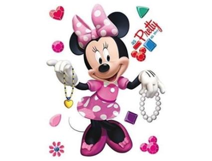 Dks Gee091084disney Minnie Mouse, Adesivos de parede, 30x 30cm 1 parte, Papel, Colorido, 30x 30cm Dks 1084 Ag Design