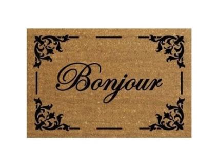 Olá Tapete De Coco Natural 40x60cm Idmat