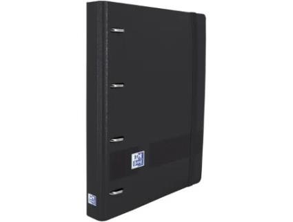 Livro C/5 Carpebloc A5 4 Anillas 25mm Con Recambio Dots Tapas Polyfoam Color Negro De Desconocido (espanhol)