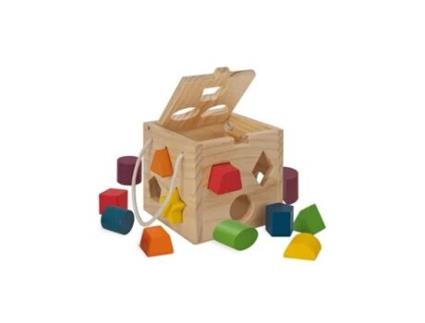 Cubo De Encajables De Madera Eichhorn Juguete Educativo Infantil Ofertas Diciembre24