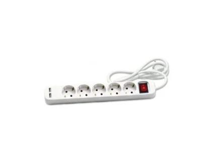 Livro Base Multiple Cegasa 5 Tomas 2 Usb 1.4m De Desconocido (espanhol)