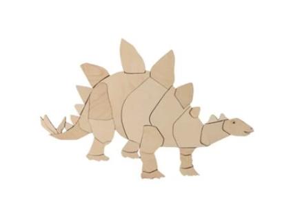 Decoração De Parede Dinossauro Stegossaurus M