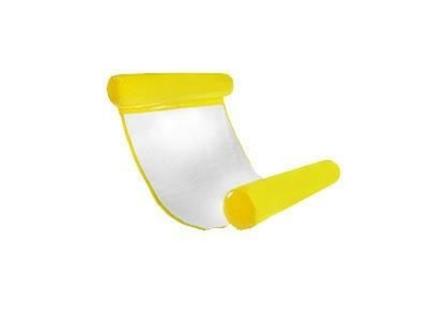 1 Pçs Flutuante Rede De Água Espreguiçadeira Inflável Flutuante Cama Praia Piscina Lounge Cama Cadeira Flutuante Crianças Adultos Amarelo Delaman