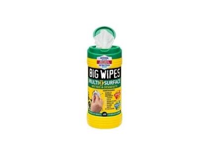 Lenços Umedecidos Industriais Biodegradáveis Multisuperfície Big Wipes (recipiente De 80 Unidades)