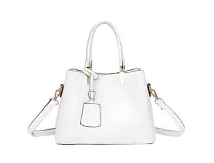 Bolsa de mão feminina Gallantry White Shoulder Strap