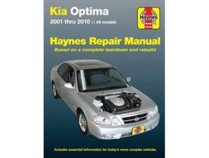 Livro Kia Optima 01-10 De Haynes (inglês)