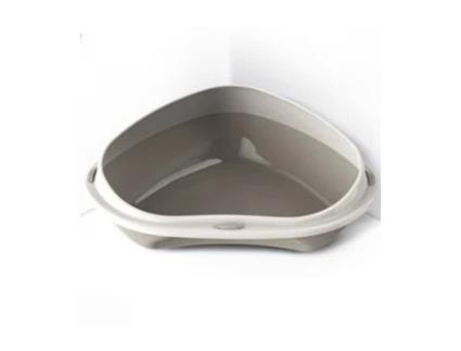 Caixa de Areia para Gatos Esquinera, Areia para Gatos, Higiene, Aseo, Bordos Elevados TRADE SHOP TRAESIO
