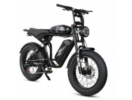 Bicicleta Elétrica Sambike M20-Ii 1200W 36Ah 45Km-H 220Km Freio a Óleo Bateria Dupla 20 * 4.0 Pneus Gordos SAMEBIKE