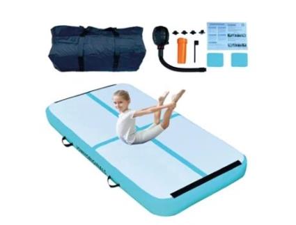 Tapete Inflável Airtrack 200x100x20cm, Azul Home X Gym