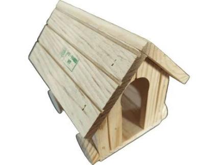 Casa em Madeira para Hamster com Rodas OK FOR PETS