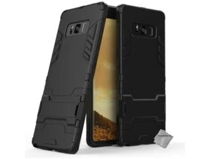 Capa Note Para Samsung Htdmobiles Vidro Temperado Anti-choque Rígida Preto