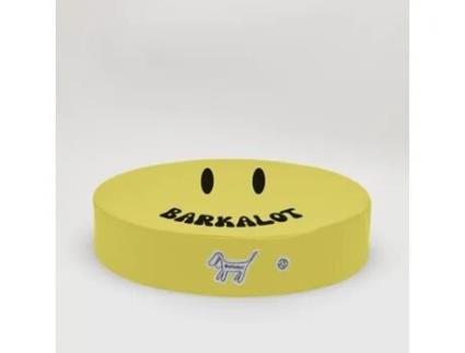 Cama para Cachorro BARKALOT Tecido Reciclado Amarelo M