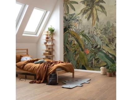 Foto Mural Não Tecido 280 X 400 Cm Amazônia Paisagem Tropical Floresta Virgem Papel De Parede Digital Colorido 8 Tiras De Largura 50 Cm Komar