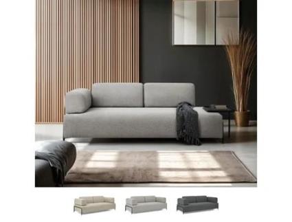 Sofá modular de 3 lugares com design moderno e mesas de centro diadema Modus Sofá