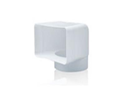 Cotovelo Vertical em Pvc 90º Extensão de Tubo 150X75-Ø120 TUBPLA