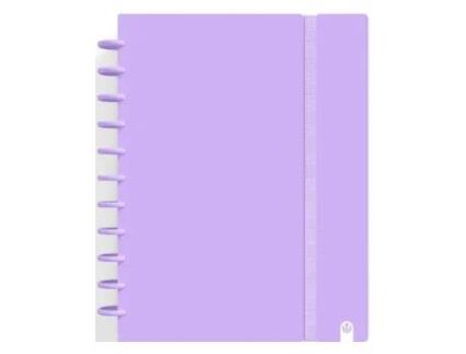 Livro Cuaderno Ingeniox A4 80h Cuadricula Malva Pastel De Desconocido (espanhol)