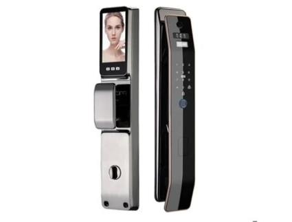 Serratura Inteligente Inn® 3d Reconhecimento Facial Impressão Digital Totalmente Automática Fechadura Eletrônica Tela Tátil Zentavo