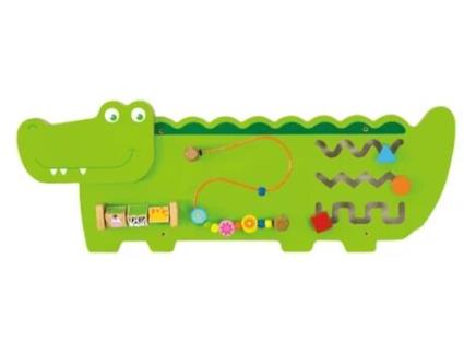 Brinquedo de parede Viga crocodilo