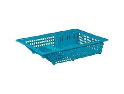 Escorredor Em Alumínio E Plástico Para 18 Talheres Sem Bandeja Azul Green Line Aluminium Et Plastique