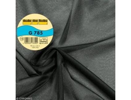 G785 Muito Leve Largura 90 Cm Preto Ao Metro Vlieseline (sob Medida)