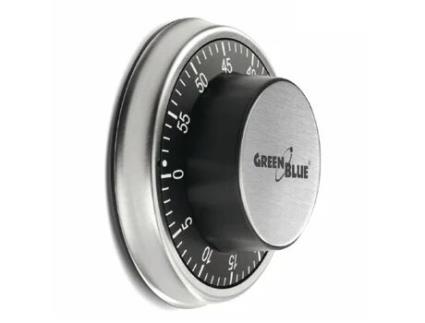 51348 Temporizador de cozinha mecânico Prata Verdeazul