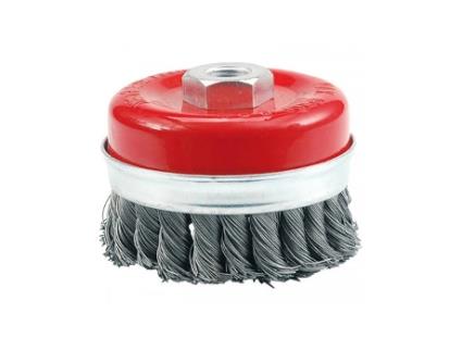 Escova De Arame Torcido Tipo Copo 100mm M14 06976 Vorel