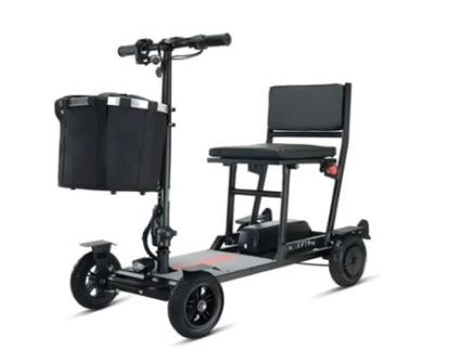 Trotinete Elétrica com 4 Rodas Freejoyer F7 PRO Motor 300W Bateria 36V13Ah Velocidade 15km/h Autonomia Máxima 35km Preto