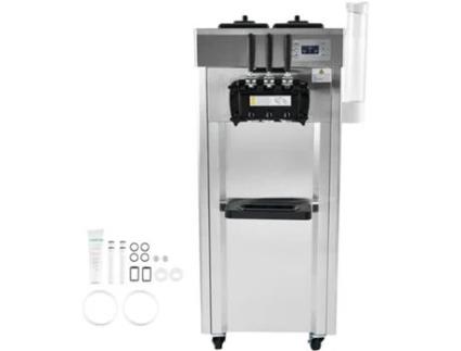 Máquina Comercial de Fazer Sorvete Succebuy 21 31 L/h para Mercado 3 Sabores