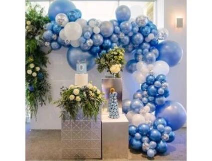 Decoração de Balão com Letra Blue Aperil para Festas de Aniversário, Casamentos, Comemorações