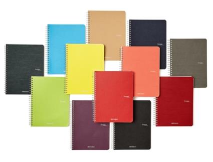 Fabriano Ecoqua Caderno e bloco original A4 40 folhas Preto
