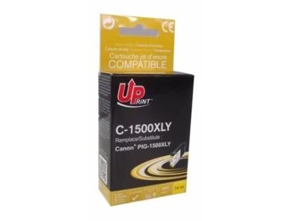 Cartucho amarelo compatível com Pgi 1500xl equivalente Canon Uprint