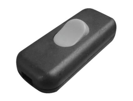 Interruptor Luminescente Unipolar Zenitech Preto Weekend