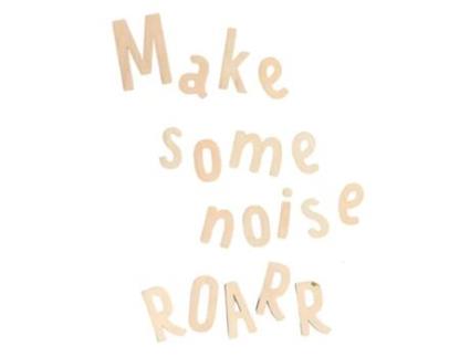 Decoração De Parede Make Some Noise Roarr