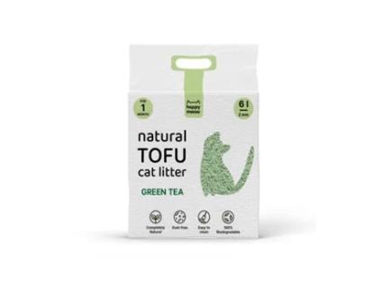 Areia Tofu HAPPY MEOW Chá Verde 6L