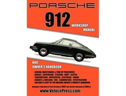 Livro Porsche 912 Workshop Manual 1965-1968 De Floyd Clymer (inglês)