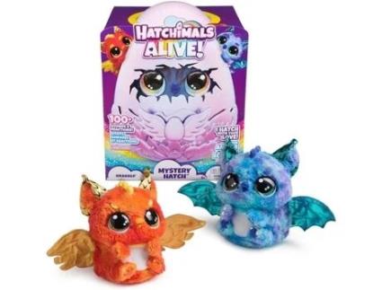 Draggle Hatchimals Vivos Secret Hatch Spin Master